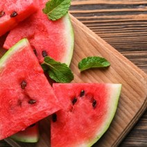 [부자농산] 충북 음성 고창 양구 프리미엄 고당도 고랭지 빅 사이즈 수박 조생흑미수박, 최상급 대과 수박 (4.kg~4.5kg), 1개