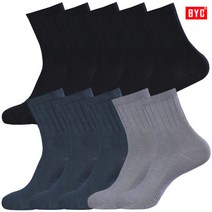 BYC발사이즈맥시멈빅사이즈남자중목양말10켤레SMS3652