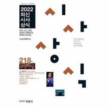 2022 최신시사상식 218집, 상품명