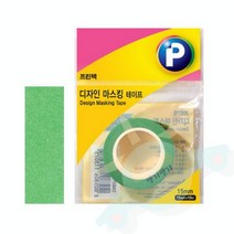 J.ROM 디지인 마스킹테이프 초록 15X10 카바링테이프