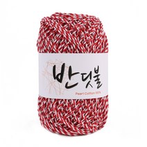마마니트 반딧불 뜨개실, 225 레드화이트믹스