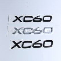 자동차 트렁크 편지 번호 엠블럼 xc30 xc40 xc50 xc60 xc70 xc80 xc90 abs nameplate logo sticker for volvo 매트 광택 블랙, 매트 블랙