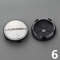 4pcs 60mm/55mm 클립 vossen 엠 블 럼 스티커 휠 센터 캡 자동차 커버 바퀴에 대 한 허브 뚜껑 유니버설, 6
