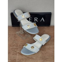 세라 세라 (3color) 여성 COMFORT 트위드 골드장식 뮬&샌들(2cm)C22S502 (P002105251)
