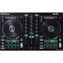 Roland DJ-202 DJ 컨트롤러 Serato DJ Lite 용 2 채널 4 데크 컨트롤러-DJ 컨트롤러의 Roland 드럼 머, 단일옵션