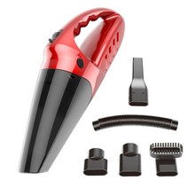 [해외]전기 무선 진공 청소기 usb 충전 가정용 자동차 용 내장 배터리 스마트 핸드 헬드 진공 청소기 청소 도우미, 협동사, 빨간색