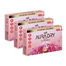 샤프란 아우라 드라이 스윗만다린&피오니 건조기시트 40매 시트, 3개