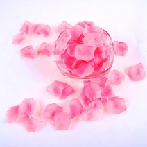 KAPOO 400장구성 이벤트에 좋은 조화 꽃잎 꽃가루, 네온핑크
