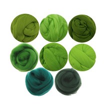부직포 천연 가습기 만들기 재료 8Colors/set Wool Fibre Flower Animal Toy Felting Roving Yarn For Need, 13 6