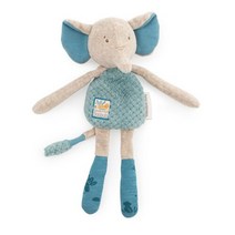 [물랑로티] 코끼리딸랑이두두인형 Sous Mon Baobab elephant rattle doudou 28cm