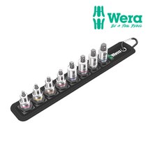 Wera 베라 003971 3/8 토렉스 비트 소켓 세트 벨트2, 1개