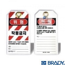 LOTO_브래디_꼬리표_태그아웃_Tagout_Brady_65520_산업용_잠금장치_태그 06A5, 65520(한글)