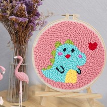 DIY 방콕 취미 펀치니들 자수 세트, 옵션1, 1개