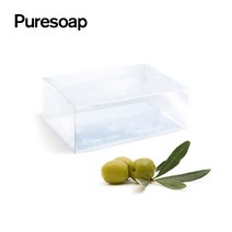 퓨어솝 투명 MP 비누베이스-올리브오일 첨가 비누베이스 비누만들기, 1kg