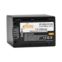 피클 파워 4200mAh NP-FV100 FV100 소니 NP-FV30 NP-FV50 NP-FV70 NP-FV90 SX83E SX63E FDR-AX100E AX100E, 01 1 battery