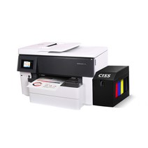 HP7740 A3 팩스복합기+무한잉크 2단 급지함 자동양면 스캔 복사, HP7740 + 무한잉크(400ml)