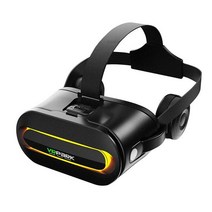 3D안경 영화감상 AR VR 스마트 클립 VR 헤드셋 전화 범용 가상 현실 고글 3D 안경 헬멧 TV 영화 비디오, 02 Black