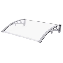 고정어닝 차양막 아크릴 지붕 투명어닝 렉산 비막이, 60×120cm 브래킷 2개