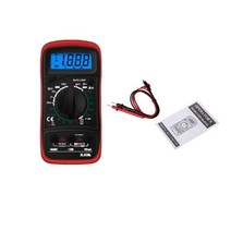 누설전류계 누설 전류계 휴대용 디지털 멀티 미터 LCD 백라이트 AC/DC 전류계 전압계 옴 테스터, 01 빨간