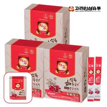 고려인삼유통 석류 가득 담은 6년근 홍삼스틱 3+1 SET (12g x 30포), 단품, 단품