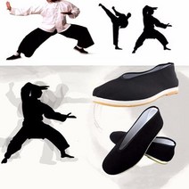 태권도 신발 태권도화 남자의 중국 전통 면 천 태극권 오래된 베이징 캐주얼 신발 장비