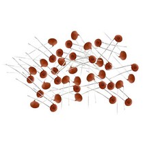 100 x 0.01UF 50V DIP 저전압 세라믹 디스크 커패시터, 하나, 레드 & 실버