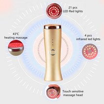 노화 방지 Led 광선 요법 피부 관리 장치 부종 제거 눈 밑 다크 서클 머리카락 깨끗하게 리프팅, 한개옵션0