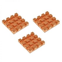 미니 초박형 구리 방열판 메모리 RAM 냉각 3 개 VGA DDR MOS IC 칩셋 라디터 쿨러 13x13mm 220821, 13x13x4mm(3pcs)