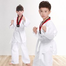 주짓수도복 유도복 태권도하복 무도복 흰색 태권도 유니폼 가라테 옷 성인 남여 긴팔 의상