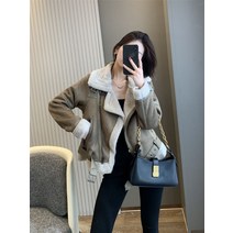 여성 스웨이드 블랙 흰색 패딩 자켓 후드 코트점퍼 오버핏 간절기 캐주얼 자켓 다운 중년 야상 김희선 40대 30대 하객 코디