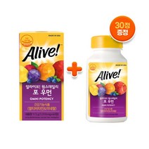 얼라이브 원스데일리 포 우먼 60정 + 30정 증정, 단품