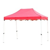 타프스크린 야외 노점용 행사장텐트 돛 네 발 광고 파라솔 사각 비천막 접이식 방역 텐트 격리, T05-빨간색 33업그레이드 자동