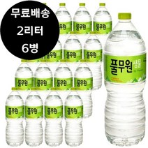 풀무원 샘물 by Nature 2Li x 6병 생수 2리터 물 2000ml(라벨유/무렌덤발송), 상세페이지 참조