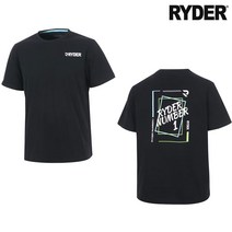 라이더 배드민턴 스포츠 코튼라이크 티셔츠 블랙 2023RC-1 라켓소년단 요넥스 이용대 테크니스트 플파 황지만