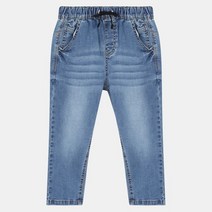 [ 인디고키즈 ] 50% 폭탄세일 가성비 갑 편한 시그니처 릴렉스 앵클 데님팬츠 IKTJ218L8