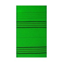 {샤올이타올} 때밀이 연두색 빅사이즈 사각 때타올 6장 10장, 연두색 6장