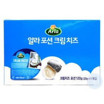 알라 크림치즈 포션 20g x 6ea 냉장, 알라 크림치즈 포션(20g x 6ea)