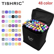 스케치 색 수채화 유화 드로잉 크로키 미술 색칠 채색 컬러 마카 마커 펜 브러시 19, 48색