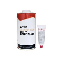 A-TOP (﻿LIGHT BODY FILLER) 디스펜서 아연퍼티 1.1L (주제+경화제) / MADE IN ITALY