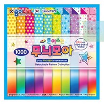 LJD891631종이나라 무늬모아 색종이 60매 펄스타 꽃나래 학접기