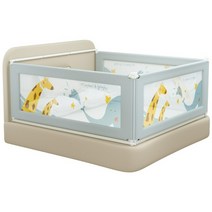 가정용 유아침대가드 낙하 방지 침대가드, 2.2미터, 표준 기린