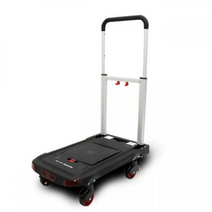 맥스콘 접이식 핸드카트 MHF-180A, 투톤블랙 + 레드, 1개