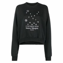 23SS 메종마르지엘라 여성 넘버릭 로고 스?셔츠 블랙 S51GU0118 S25540 900 STK