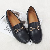 구두모모 먼데이 골드장식 클래식 로퍼 (2cm)