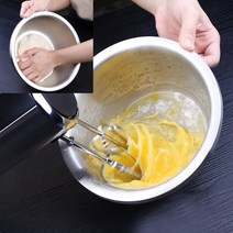 스텐 믹싱볼 20cm 스텐소스볼 큰접시 스틸볼 베이킹믹싱볼 스테인레스볼 샐러드집게 믹싱볼세트 스텐소쿠리 베이