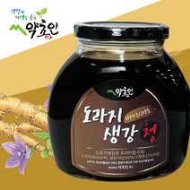 약초인 프리미엄 도라지생강청 650g 무색소 무설탕