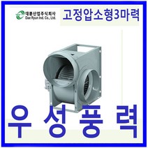 DR환기송풍기 대륜산업 DR-FH33FTC 삼상 소형3마력 고정압시로코팬 저소음 고풍량 급배기팬
