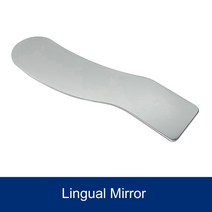 명품손거울 WellCK 치과 자동 김서림 방지 거울 구강 반사경 교정 협측 교합 설측 용품, 04 Lingual  Mirror