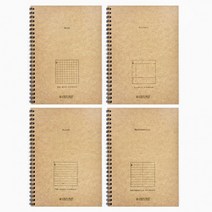 필기노트 수학 줄 좌철 옥스포트 스프링노트 A5 B5, B5 좌철 코넬