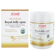 NZ 직구 하이 웰 Premium Royal Jelly 1500 성인용 300채식 캡슐 1Pack, 수량, 상세참조